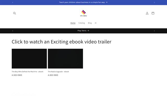 The Sala Company store with ebook listings